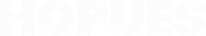 Logotipo HOPUES em branco